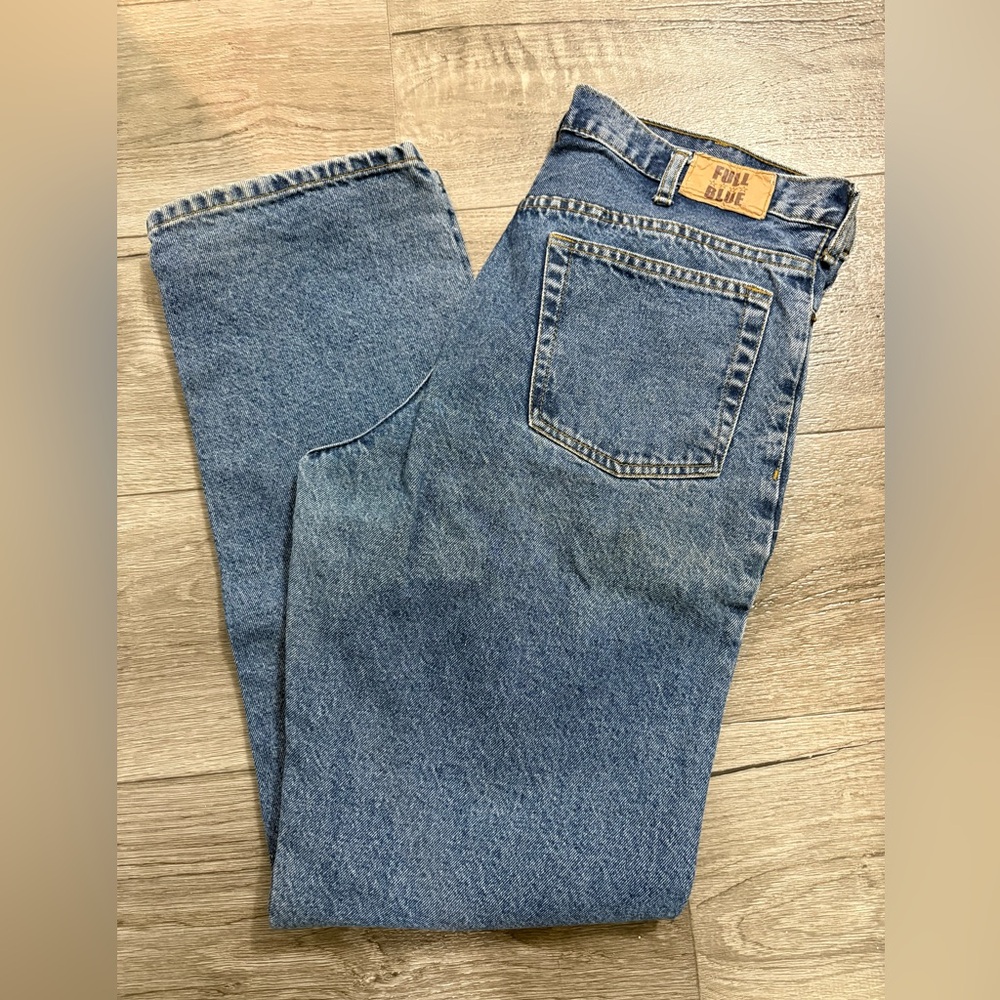 Men's Full Blue Work Jeans